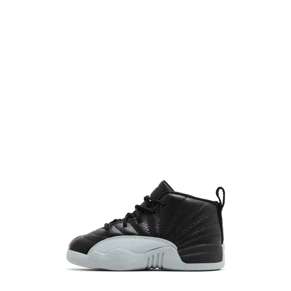 Nike shoes - Air Jordan 12 Retro (TD) Black Wolf Grey White - 850000-010 - Black 5