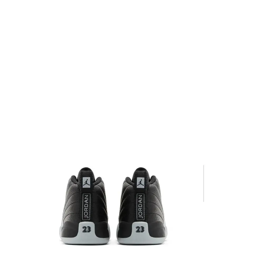 Nike shoes - Air Jordan 12 Retro (TD) Black Wolf Grey White - 850000-010 - Black 18