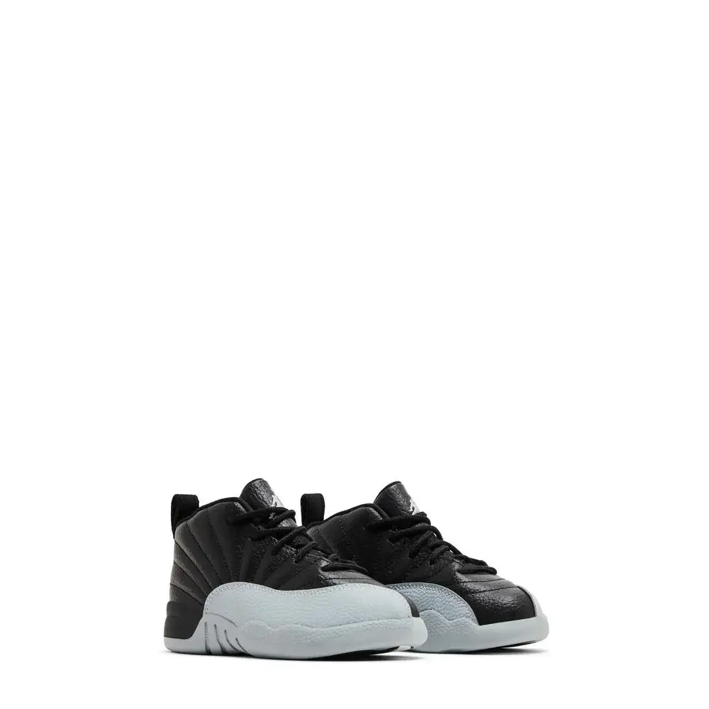 Nike shoes - Air Jordan 12 Retro (TD) Black Wolf Grey White - 850000-010 - Black 20