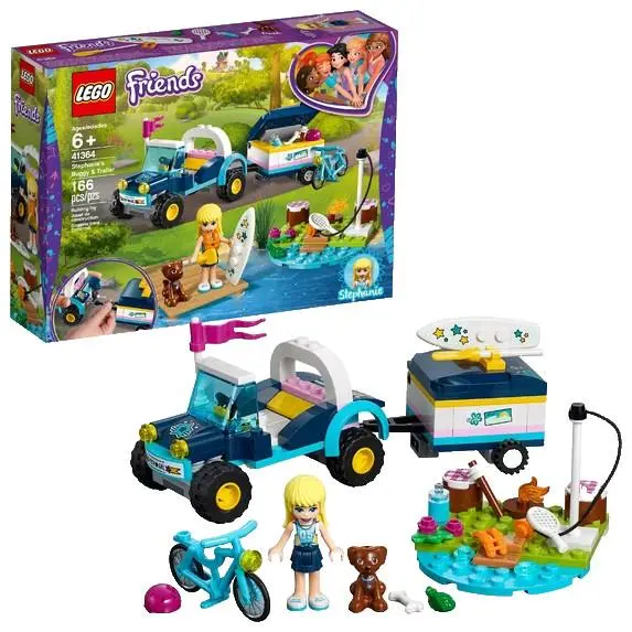 Lego Friends Stephanie`s Buggy Trailer 41364 Retired