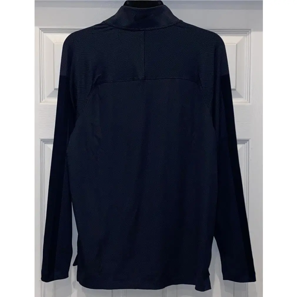 Nike clothing - NIKE Dri Fit Vapor 1/2 Zip Golf Pullover Obsidian Blue L/S Shirt - CU9828 - Blue 15