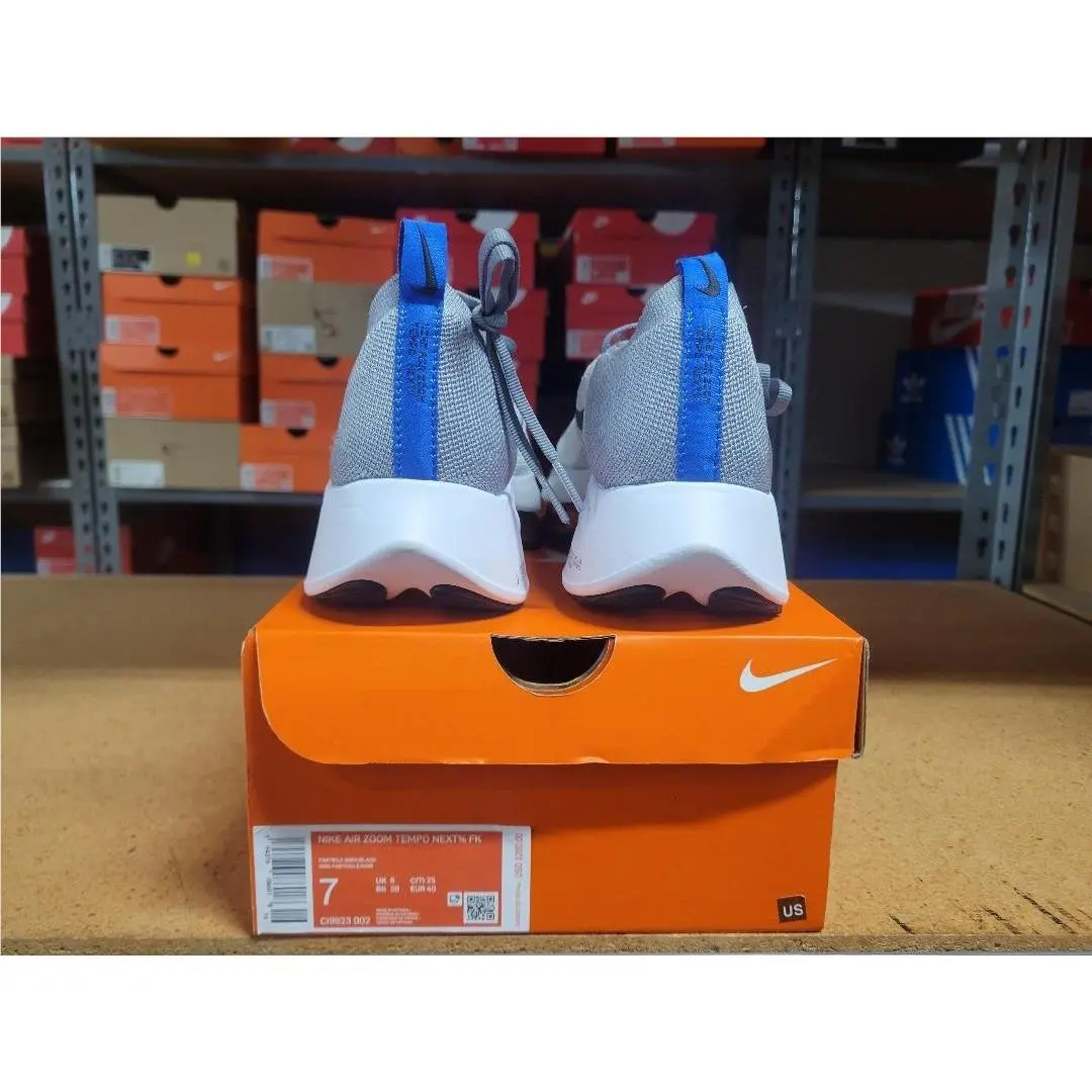 Nike shoes - Nike Air Zoom Tempo NEXT% FK - CI9923-002 - Particle Grey Black Blue 2