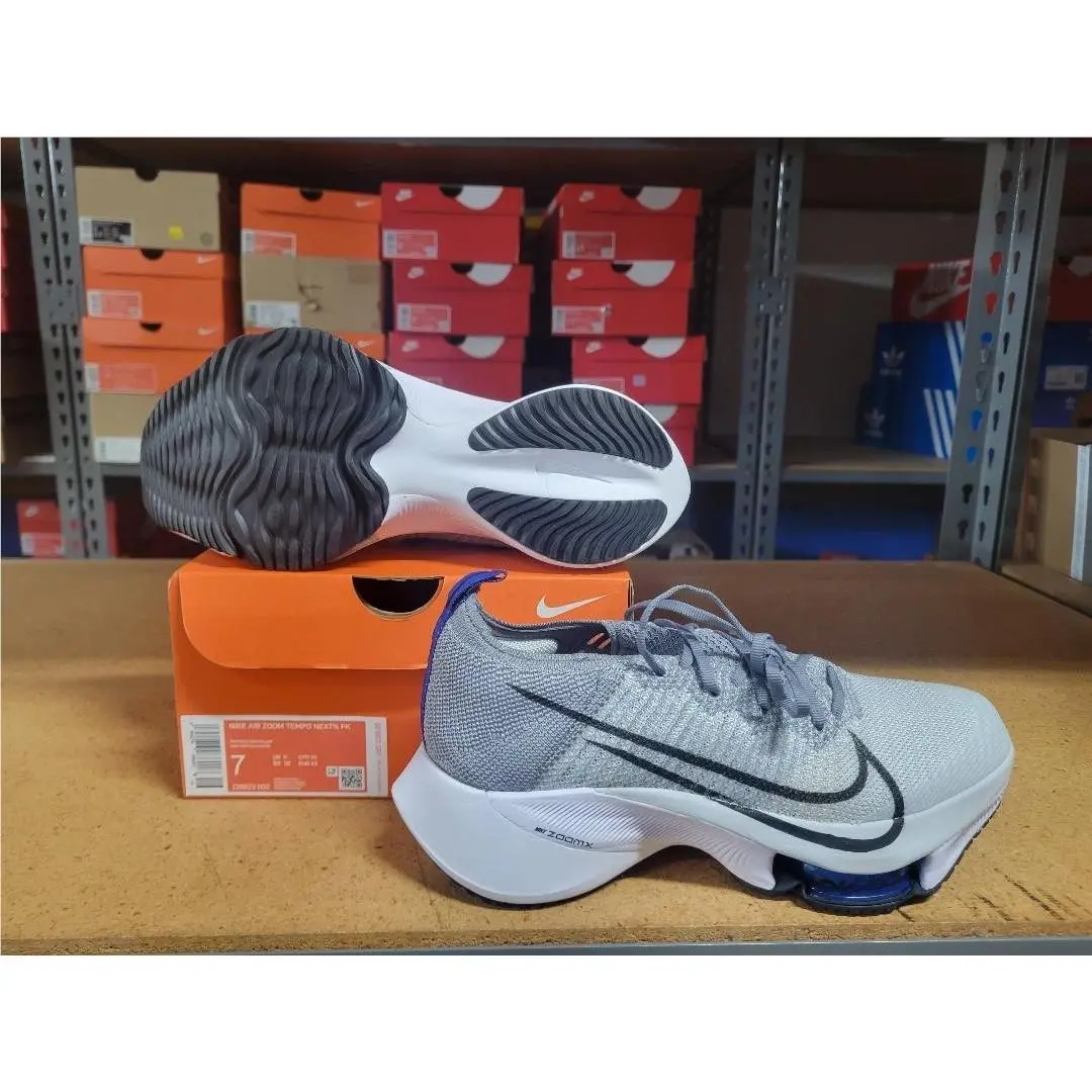 Nike shoes - Nike Air Zoom Tempo NEXT% FK - CI9923-002 - Particle Grey Black Blue 4