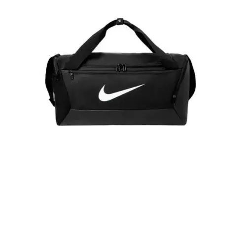 Nike Men`s Black Duffel Bag Brasilia Adjust Training Small 41L 21 x11 x11 - Black