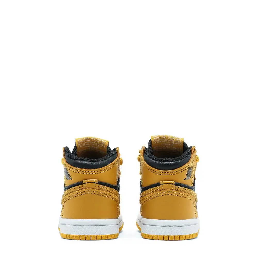 Nike shoes - Air Jordan 1 High OG (TD) Pollen Yellow - AQ2665-701 - Yellow 4