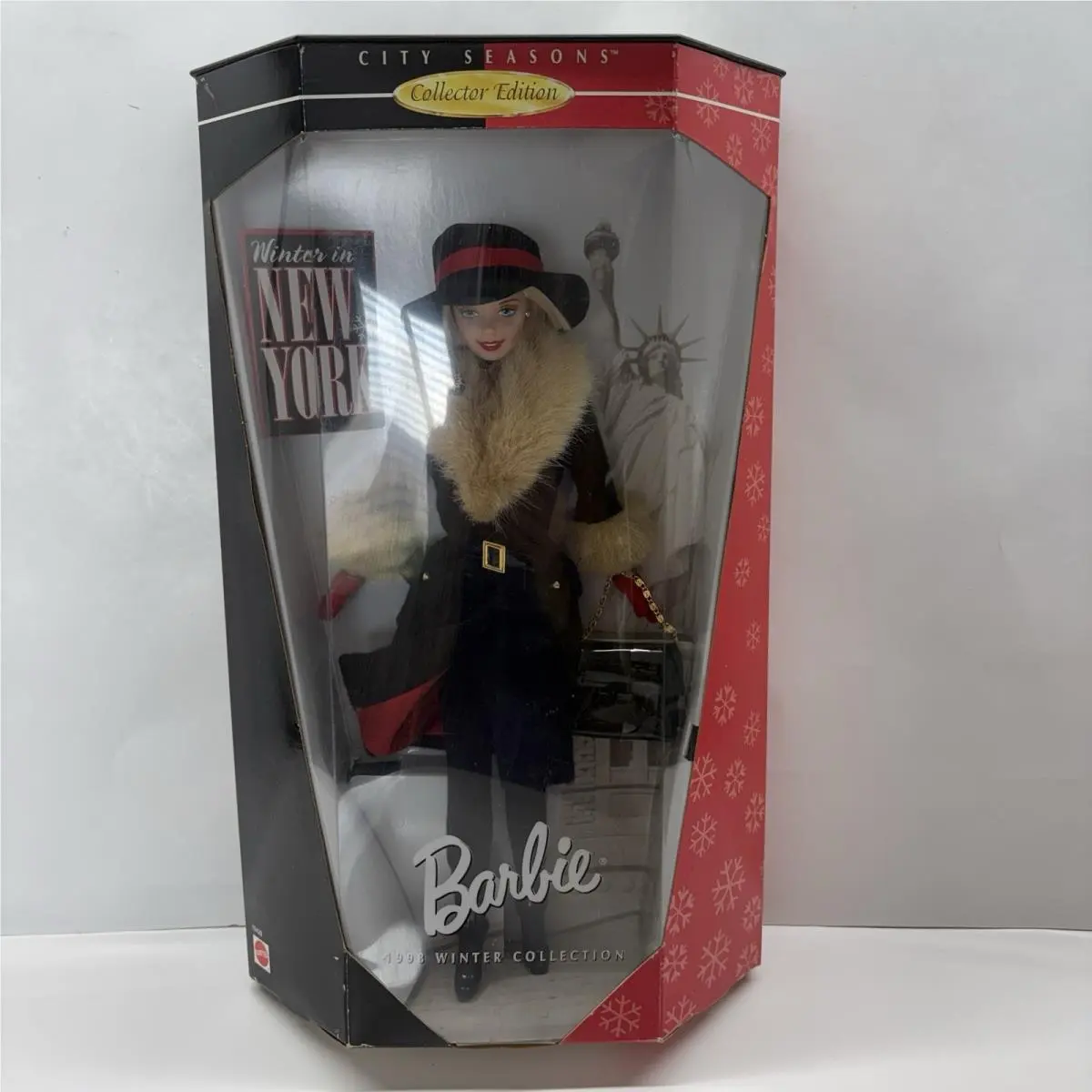 Barbie Winter in York City Seasons Collection 12 Doll 19429 Mattel 1998