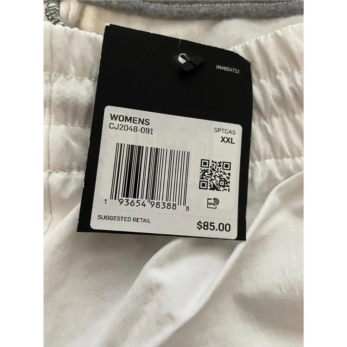 Nike clothing - Sportswear Just Do It Media Pants - CJ2048 - Gray, Manufacturer: Carbon Heather/White 0