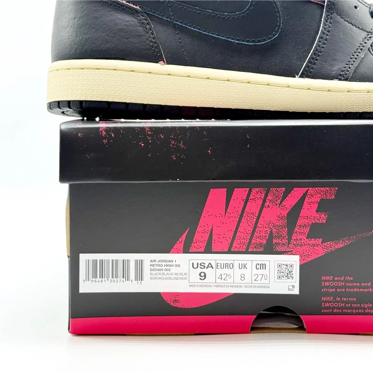Nike shoes - Air Jordan 1 - Air - DZ5485 002 - Black 5