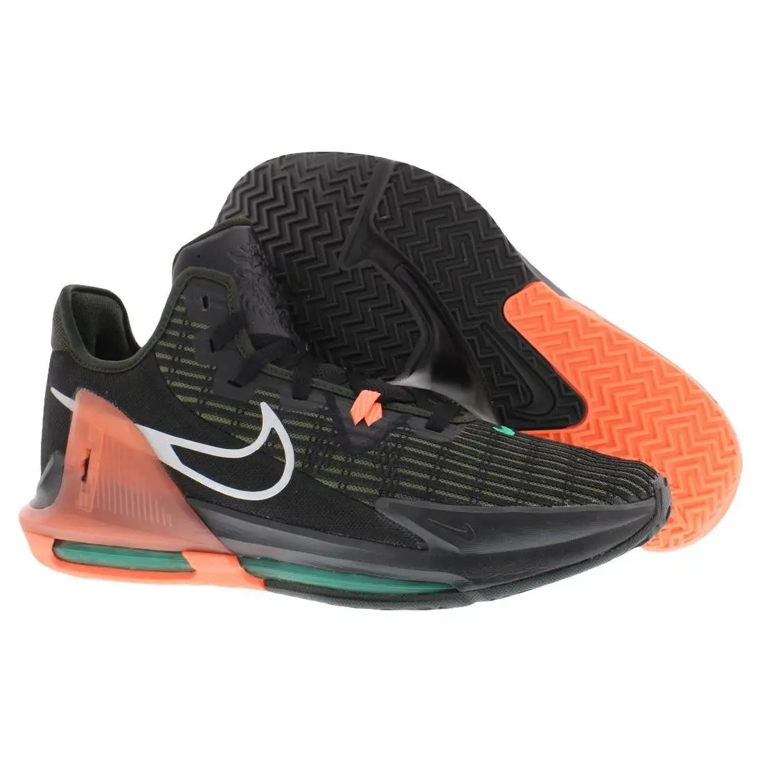 Nike Witness VI Mens Shoes Size 14 Color: Black/metallic Silver/sequoia