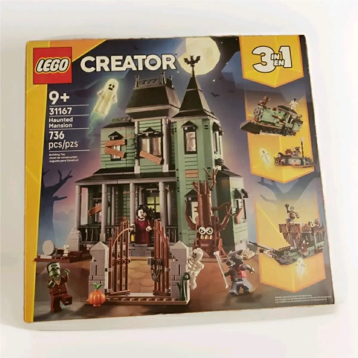 Lego Creator 3 In 1 Haunted Mansion 31167 9+ 736pcs