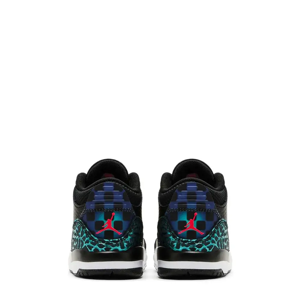 Nike shoes - Air Jordan 3 Retro (TD) Black Siren Red Hyper Jade - FV5439-001 - Black 6