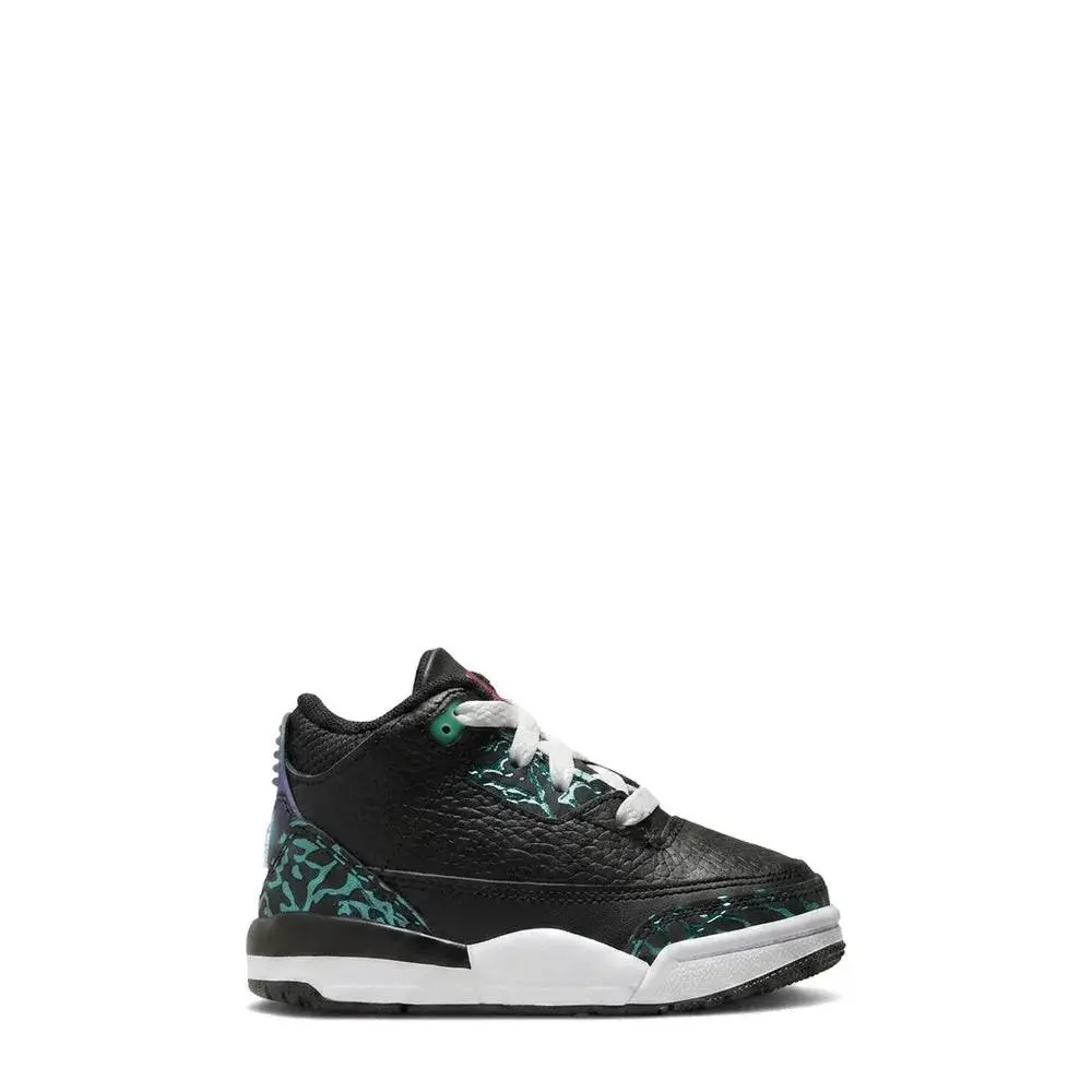 Nike shoes - Air Jordan 3 Retro (TD) Black Siren Red Hyper Jade - FV5439-001 - Black 9