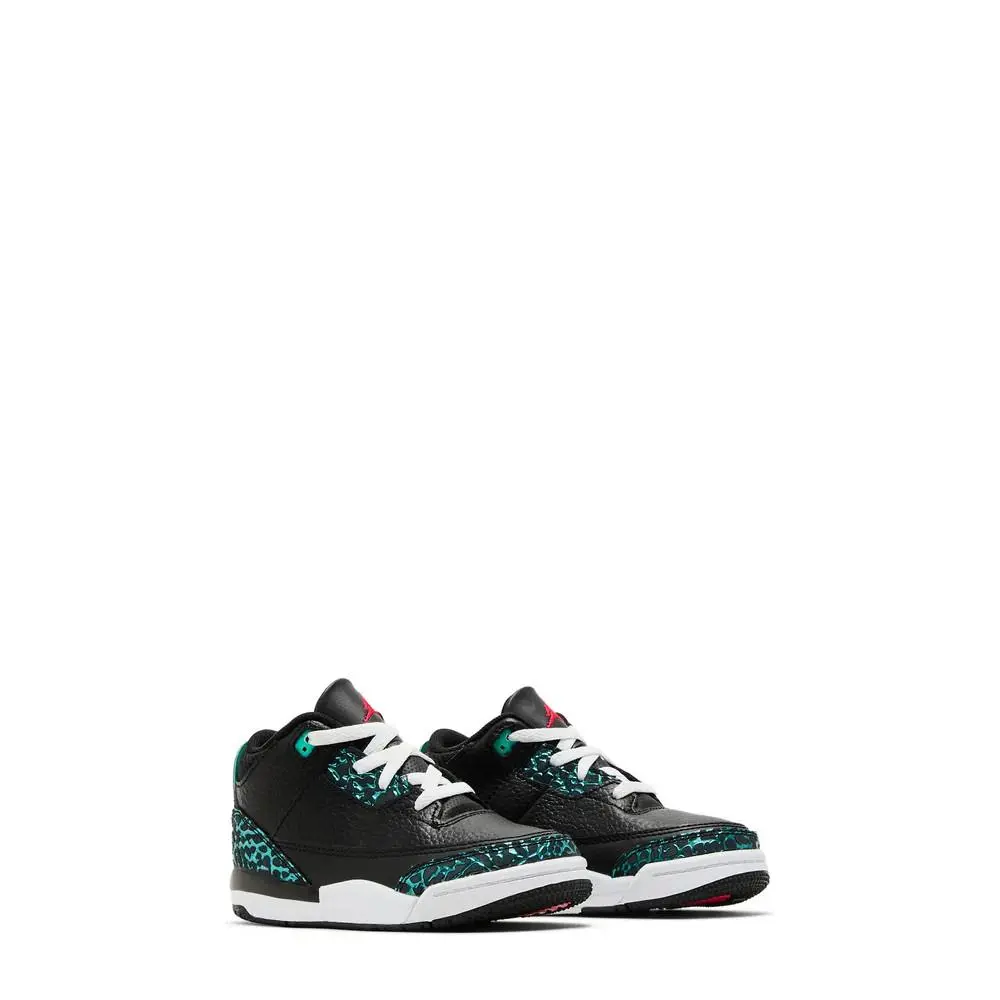 Nike shoes - Air Jordan 3 Retro (TD) Black Siren Red Hyper Jade - FV5439-001 - Black 18