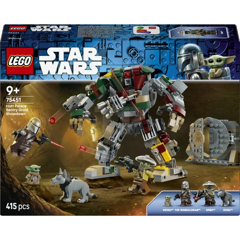 Lego Star Wars Hutt Palace Sentry Droid Showdown 75451 Building Toy Set Gift - Multicolor