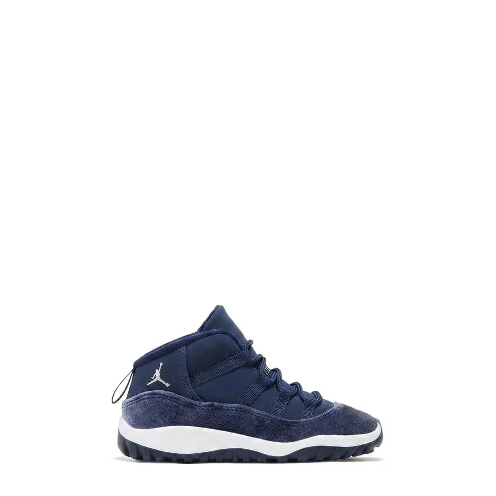 Nike Air Jordan 11 Retro (td) Midnight Navy & Metallic Silver Air Jordan 11 Retro TD Midnight Navy Metallic Silver Sneakers DO3856-441
