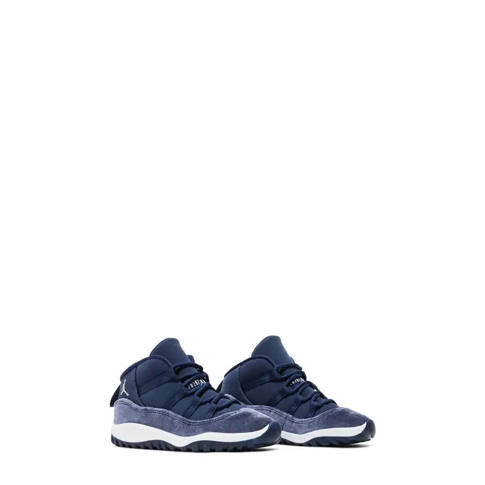 Nike shoes - Air Jordan 11 Retro (TD) Midnight Navy & Metallic Silver - DO3856-441 - Navy 7