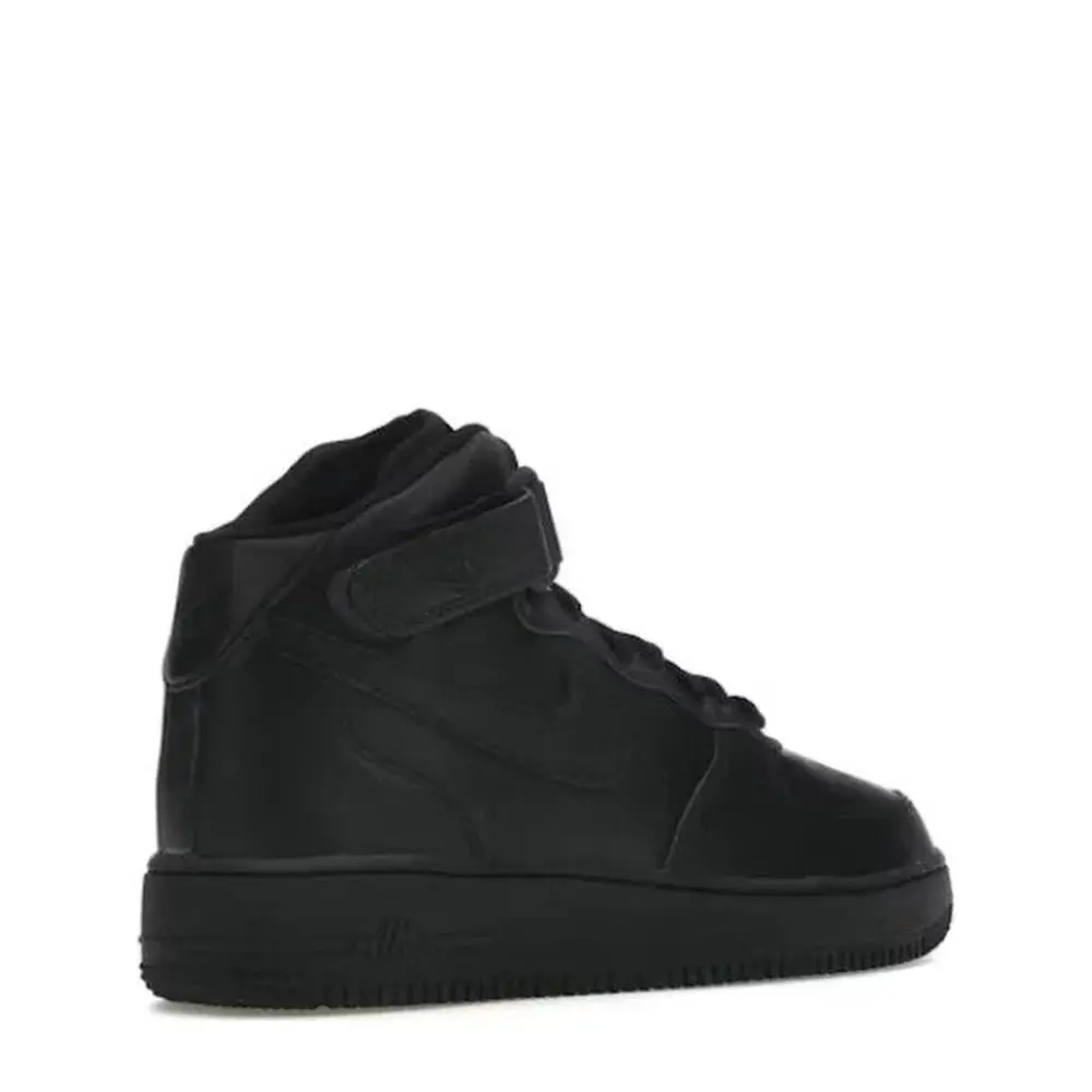 Nike shoes - Nike Air Force 1 Mid (GS) Black - 314195-004 - Black 1