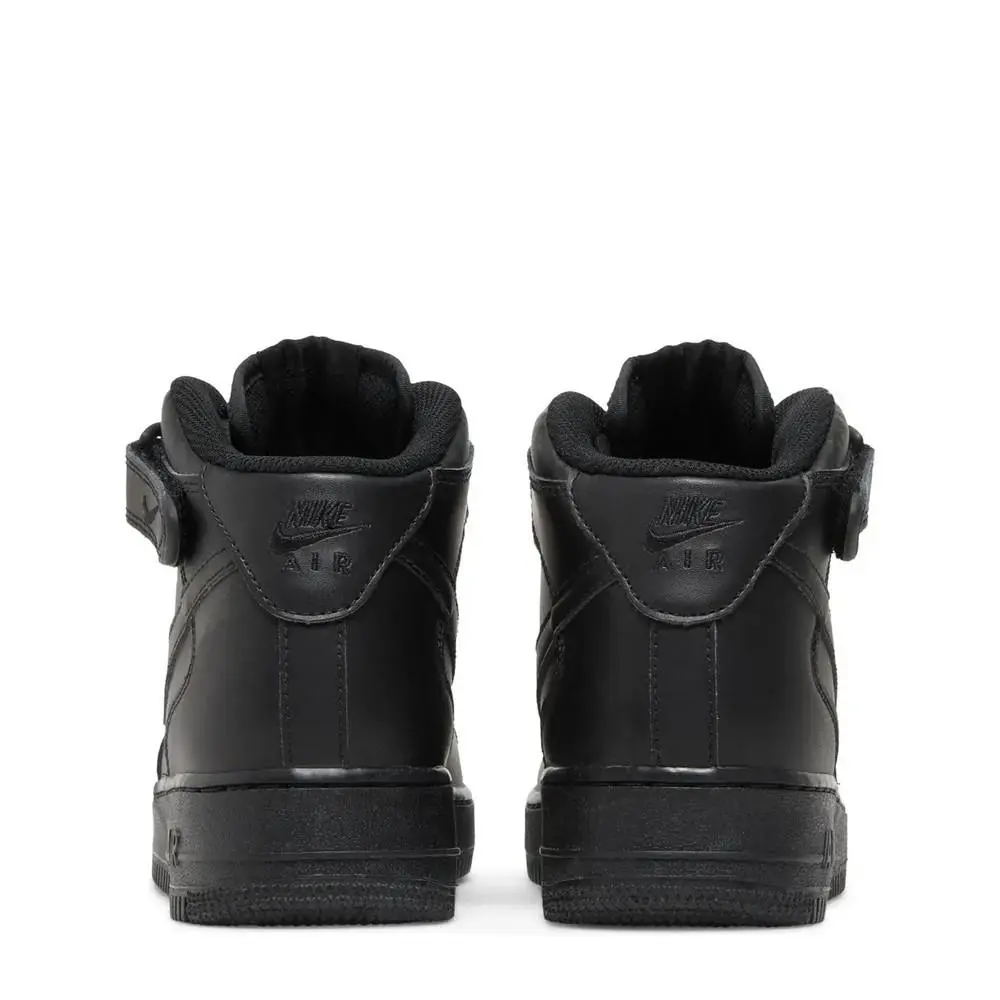 Nike shoes - Nike Air Force 1 Mid (GS) Black - 314195-004 - Black 6
