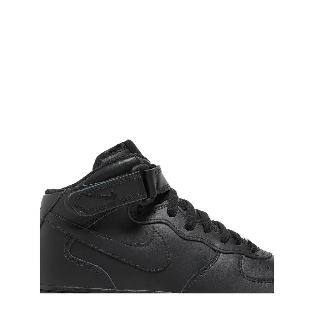 Nike shoes - Nike Air Force 1 Mid (GS) Black - 314195-004 - Black 12