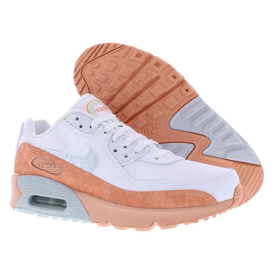 Nike shoes - DM0956100 - DM0956100 - White/Aura/Madder Root, Main: White 4