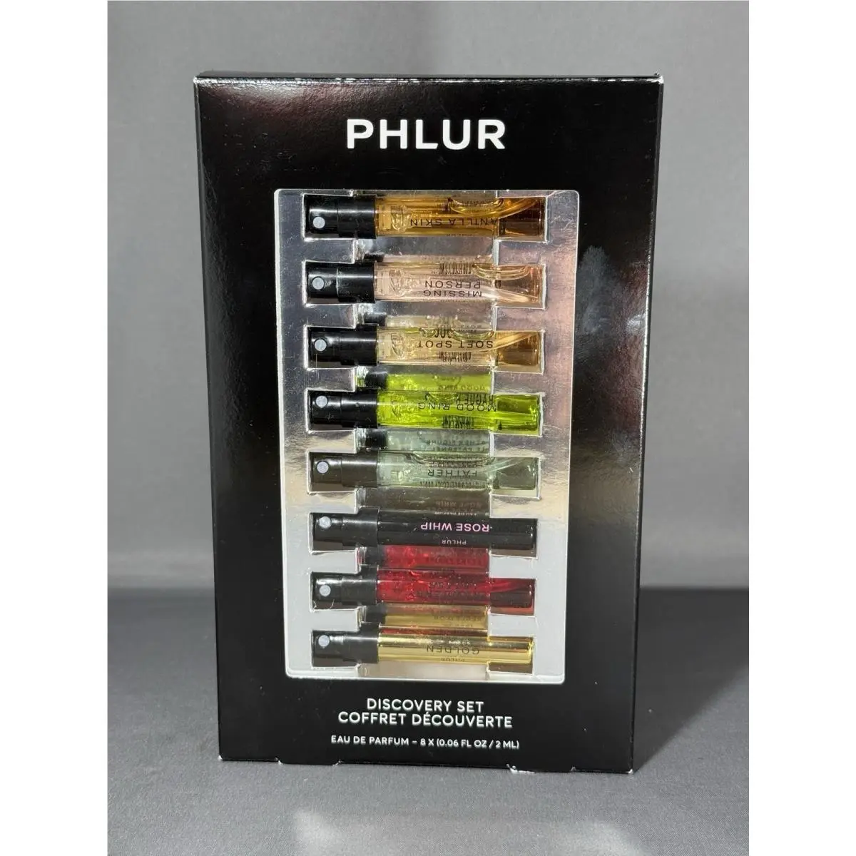 Fragrance Discovery Set 8pc Eau De Parfum Perfume Samples by Phlur