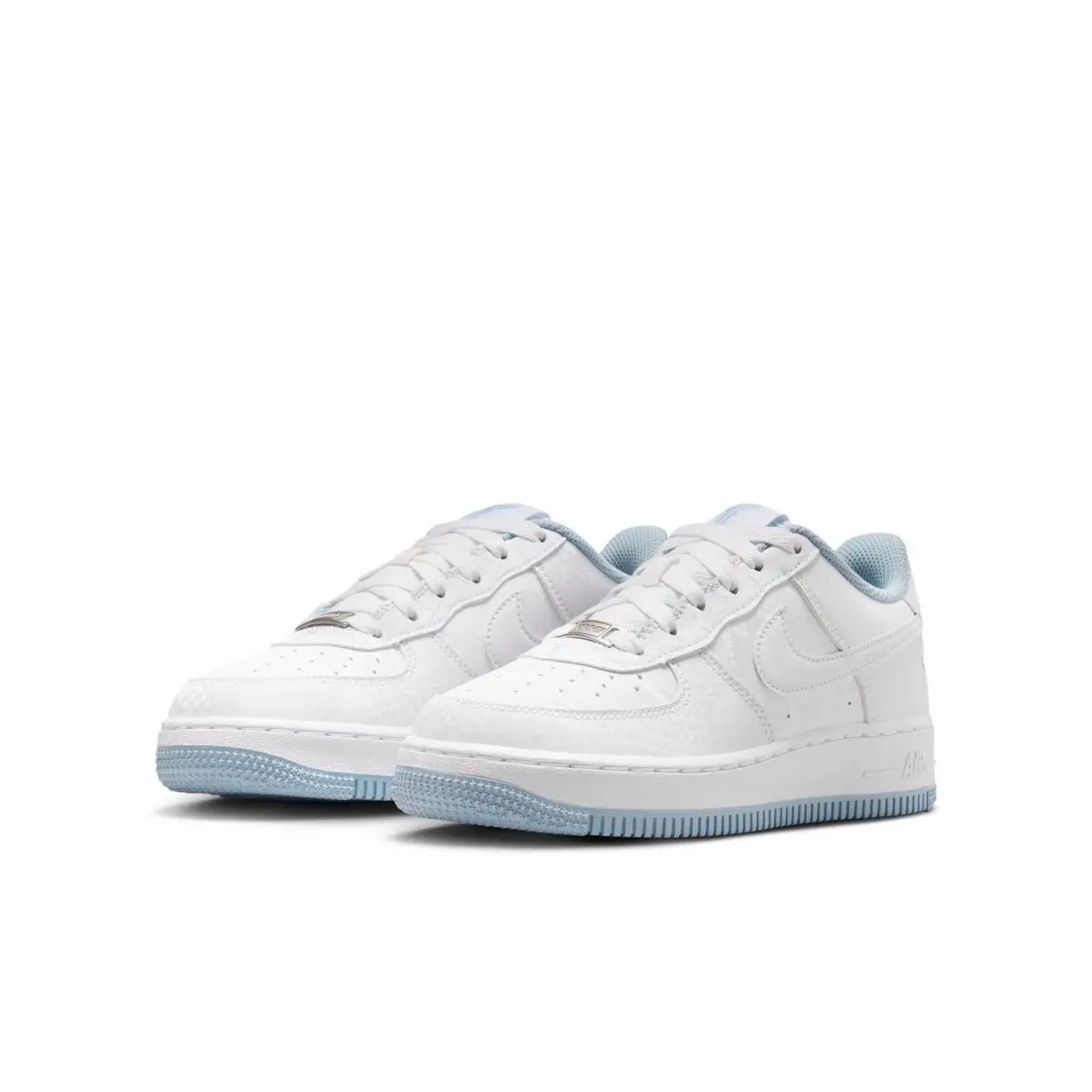 Grade School Nike Air Force 1 Low IO4610-100 White/white-armory Blue-size 4