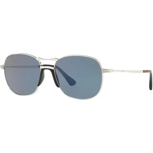 PO2449S 518/56 56mm Sunglasses Silver / Light Blue Lens by Persol