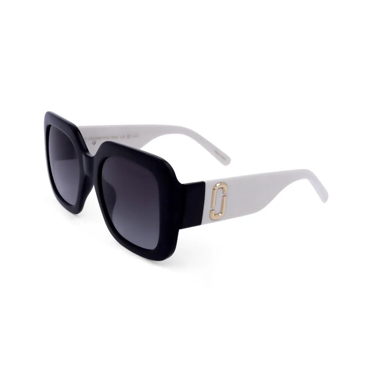 Women`s 53mm Black White Sunglasses MARC647-S-US-80S-53 by Marc Jacobs