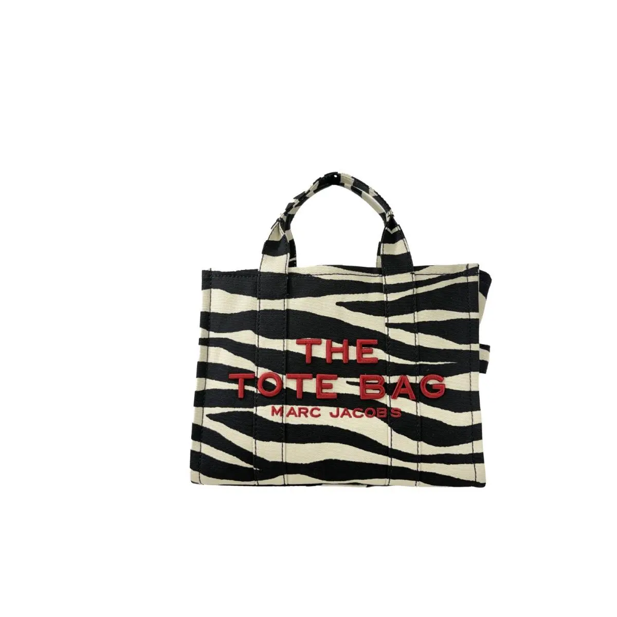 Marc Jacobs The Tote Bag Medium Zebra Canvas Crossbody