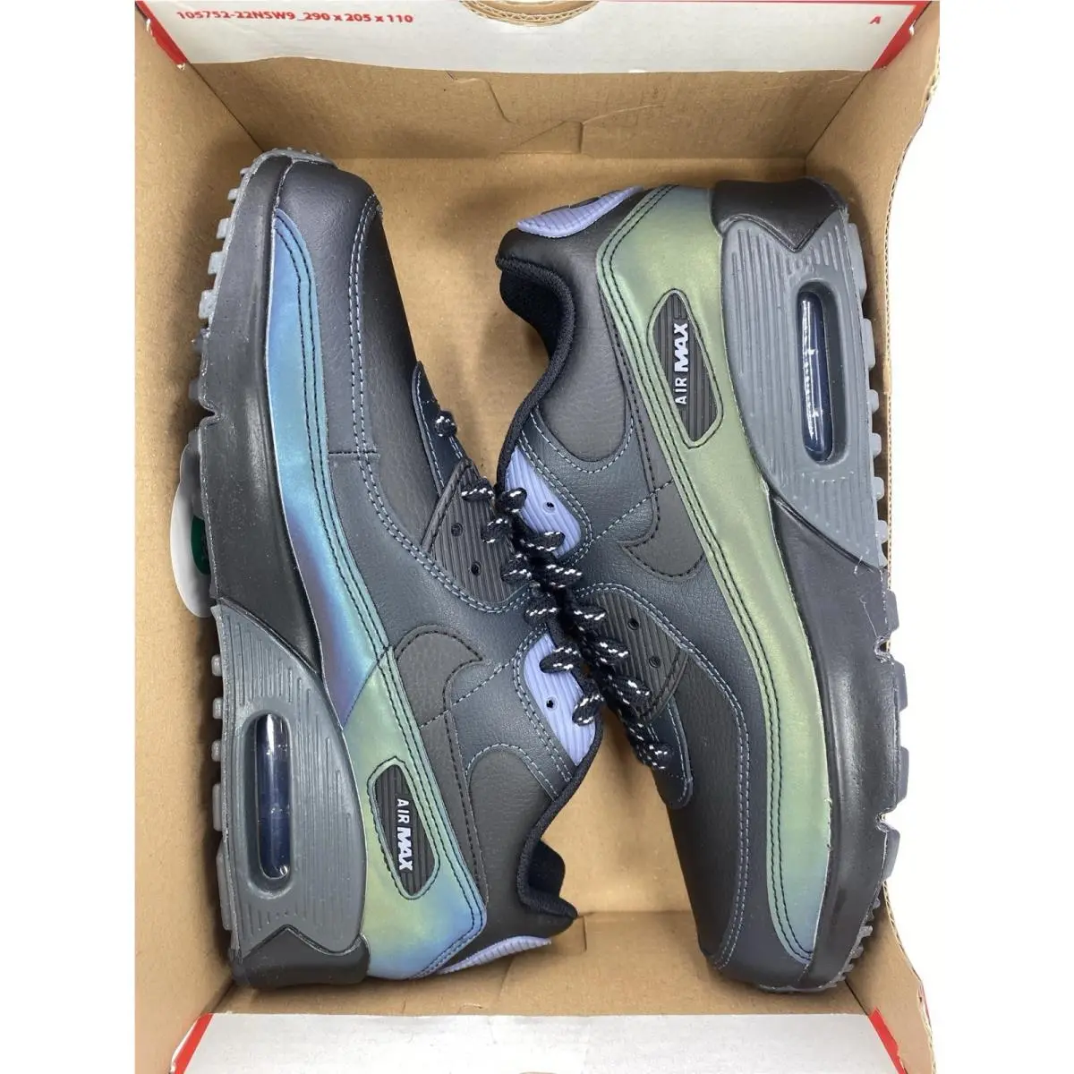 Nike shoes - Nike Air Max 90 - Air Max - IH8654 001 - Black/DK Smoke Grey (UPC: 198483556388) 7