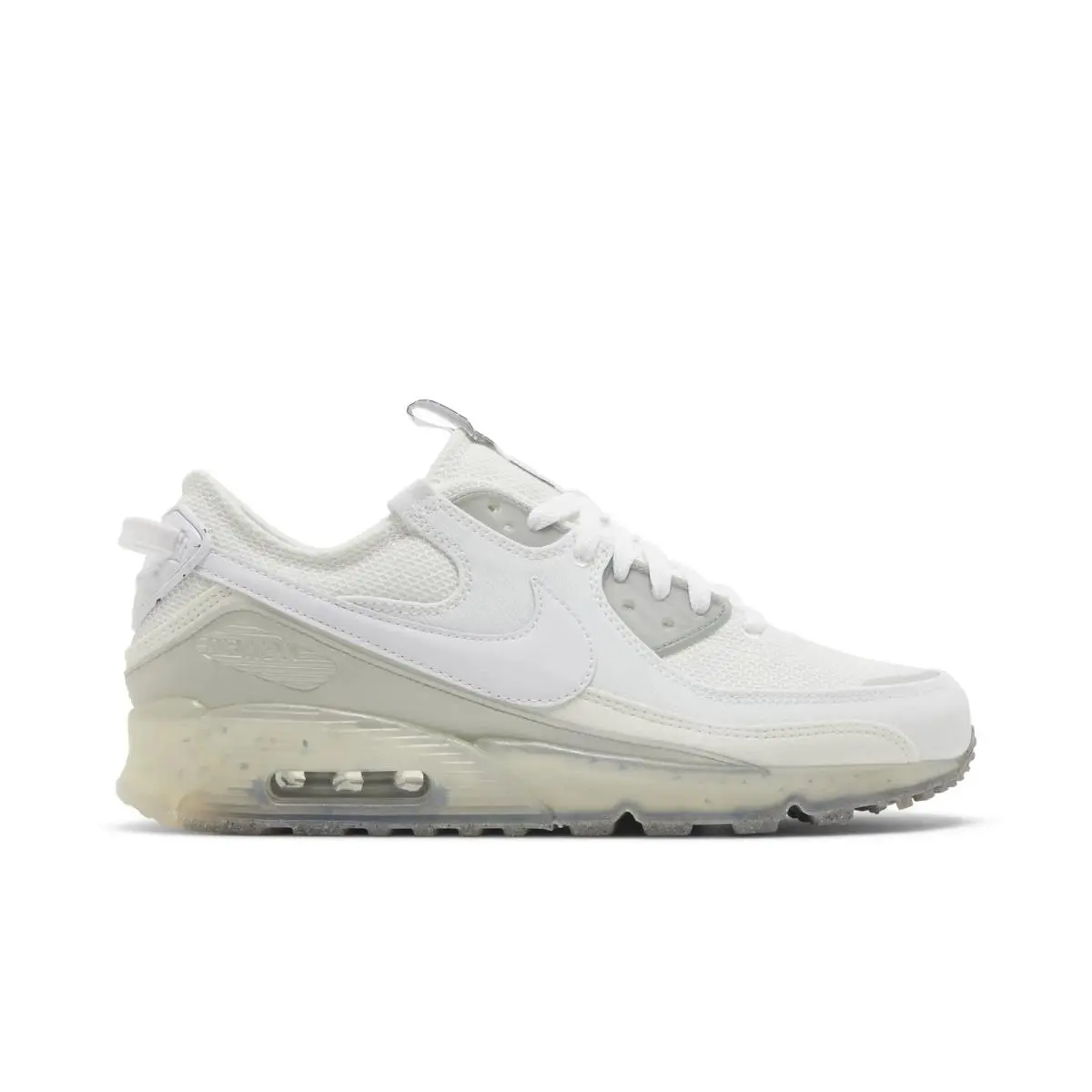Nike Air Max Terrascape 90 Womens Size 9 Triple White Running Shoes DQ3987-101