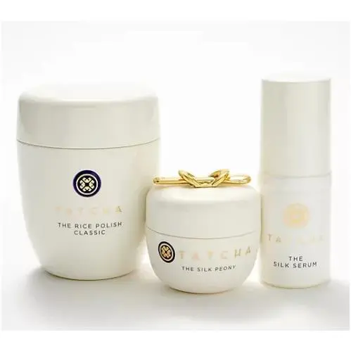 Rice Polish Classic Silk Peony and Mini Silk Serum-NEW-A677228 by Tatcha