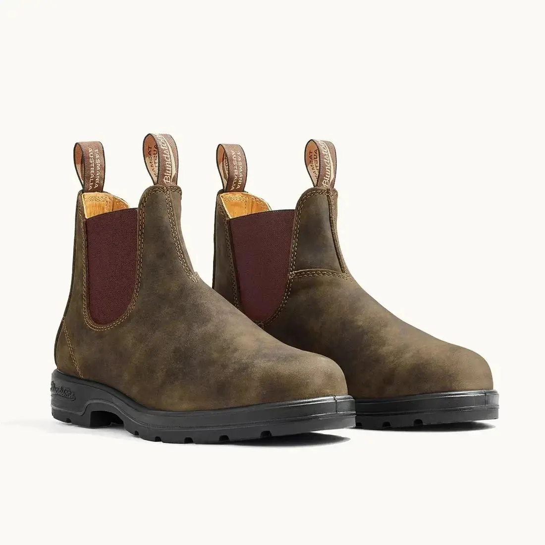 Classics 585 Boots Womens US 8 M Rustic Brown Ankle Chelsea ZOGG3898 by Blundstone