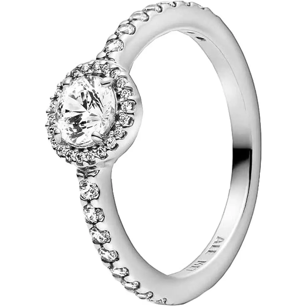 Classic Sparkle Halo Ring 198864C01-50 by Pandora
