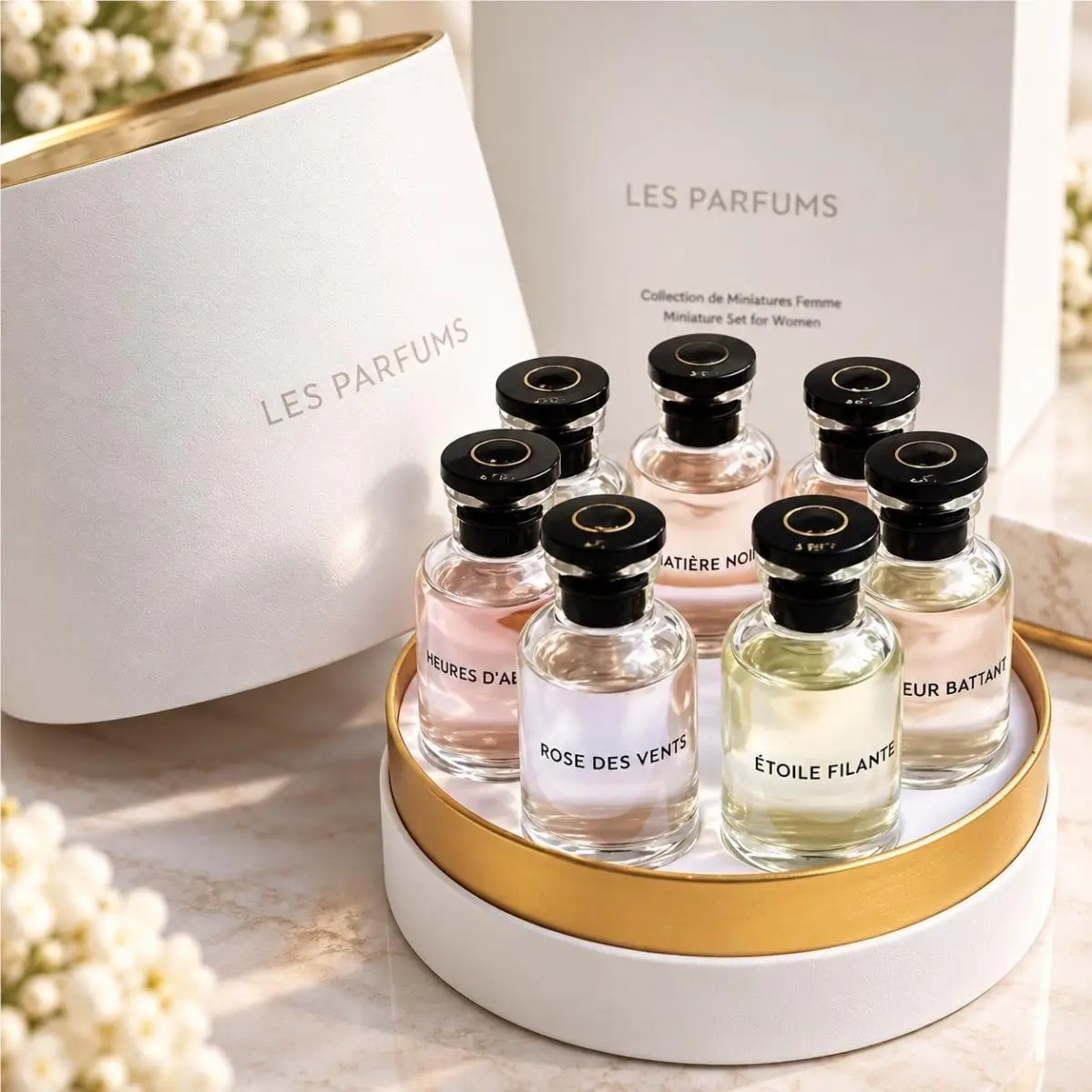 Les Parfums Miniature Set Women 7x10ml Edp Gift Bag by Louis Vuitton