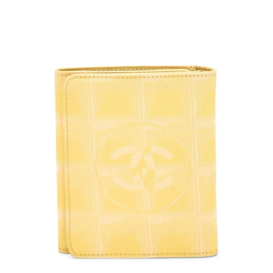 Chanel Yellow Nylon Travelline Compact Wallet Pre-loved Women`s by Louis Vuitton