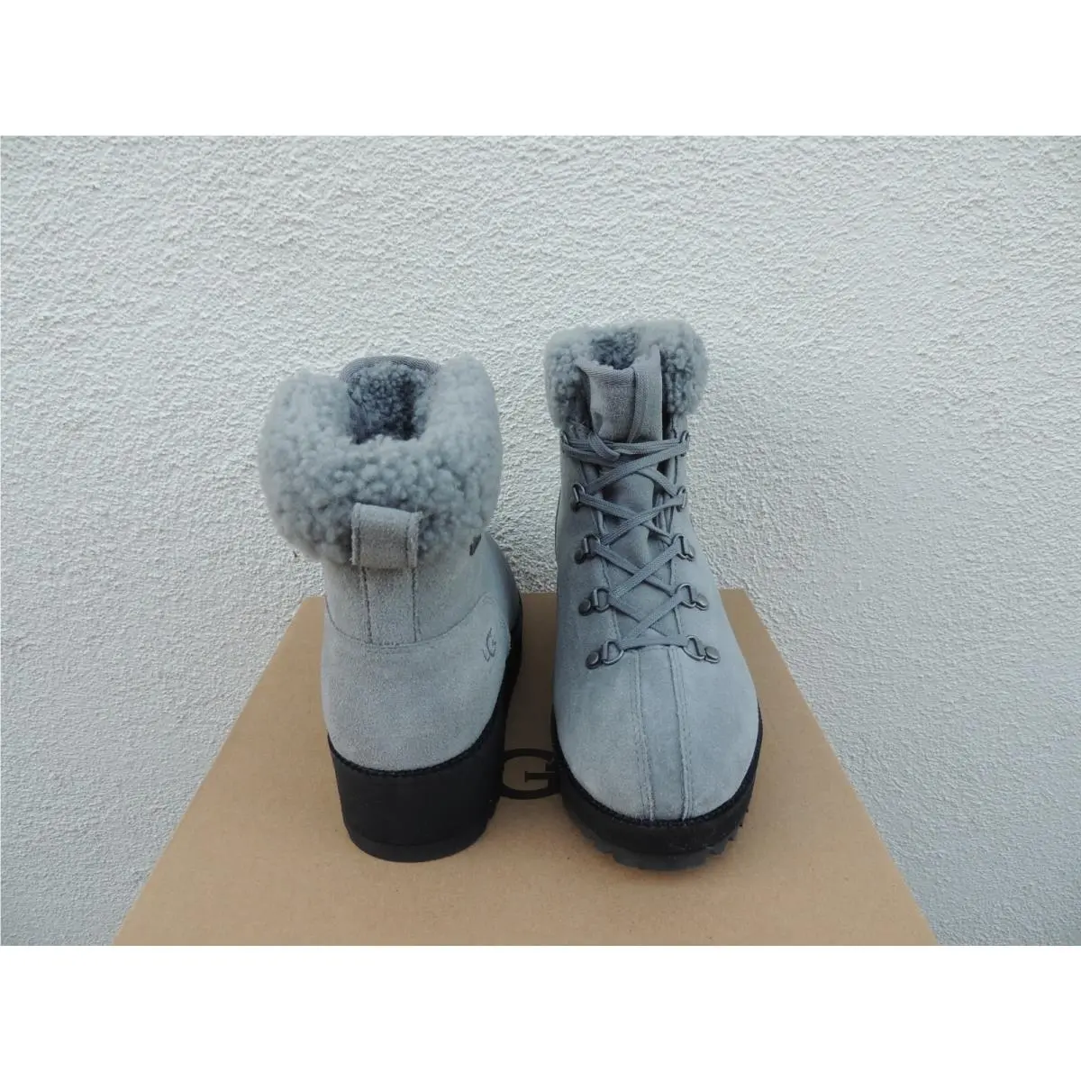 UGG shoes - UGG Birch Lace-up Shearling - Birch Shearling - Geyser (UPC: 192410374540) 2