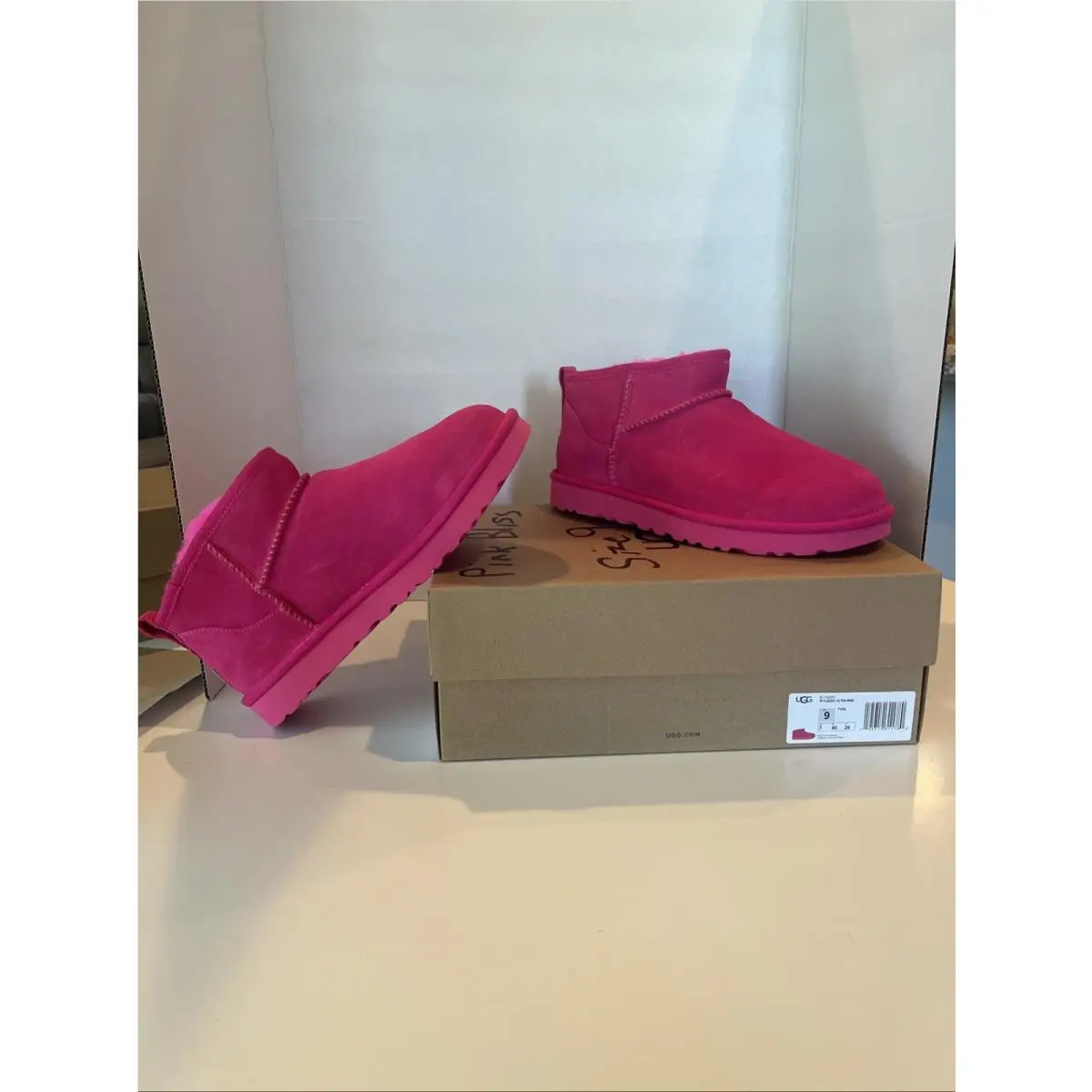 Ugg Classic Ultra Mini Pink Bliss Sz9