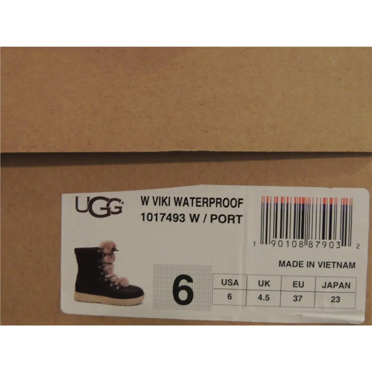 UGG shoes - UGG Viki Waterproof - Viki Waterproof - Port (UPC: 190108879032) 6