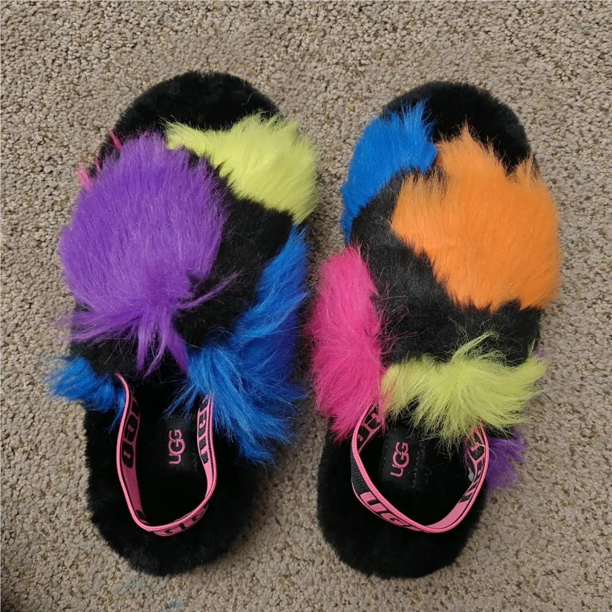 UGG shoes - UGG Fluff Yeah Slide - Fluff Yeah Slide - Multicolor 1