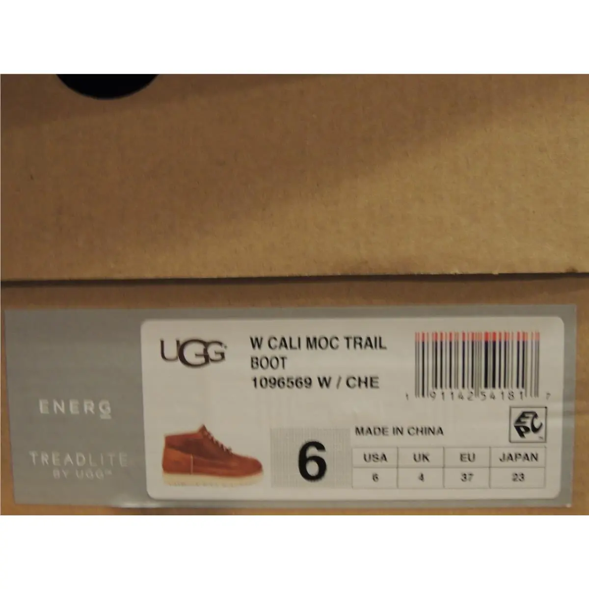 UGG shoes - UGG Cali Moc Trail Boot - Chestnut (UPC: 191142541817) 4