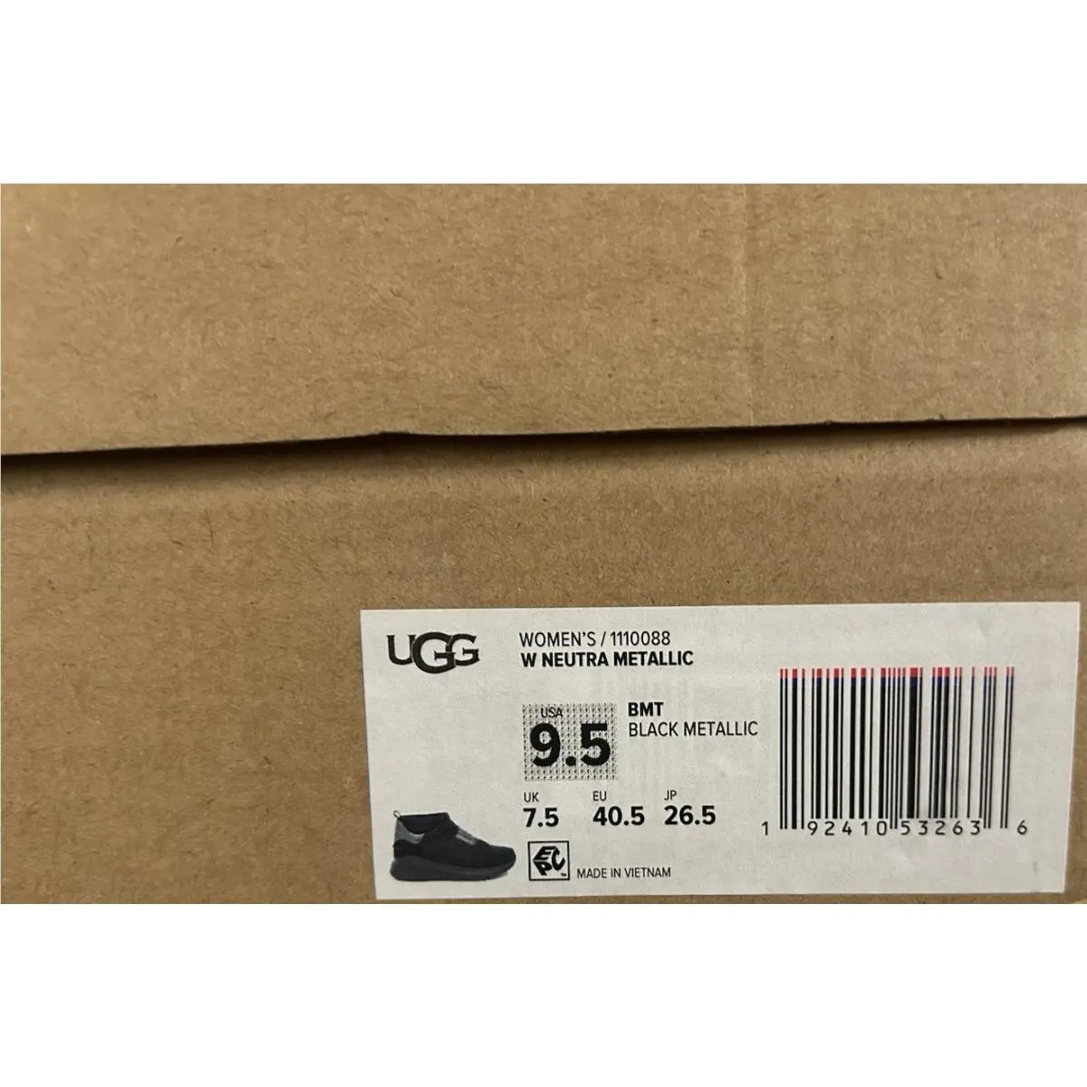 UGG shoes - UGG Neutra Metallic - Neutra Metallic - Black (UPC: 192410532636) 5