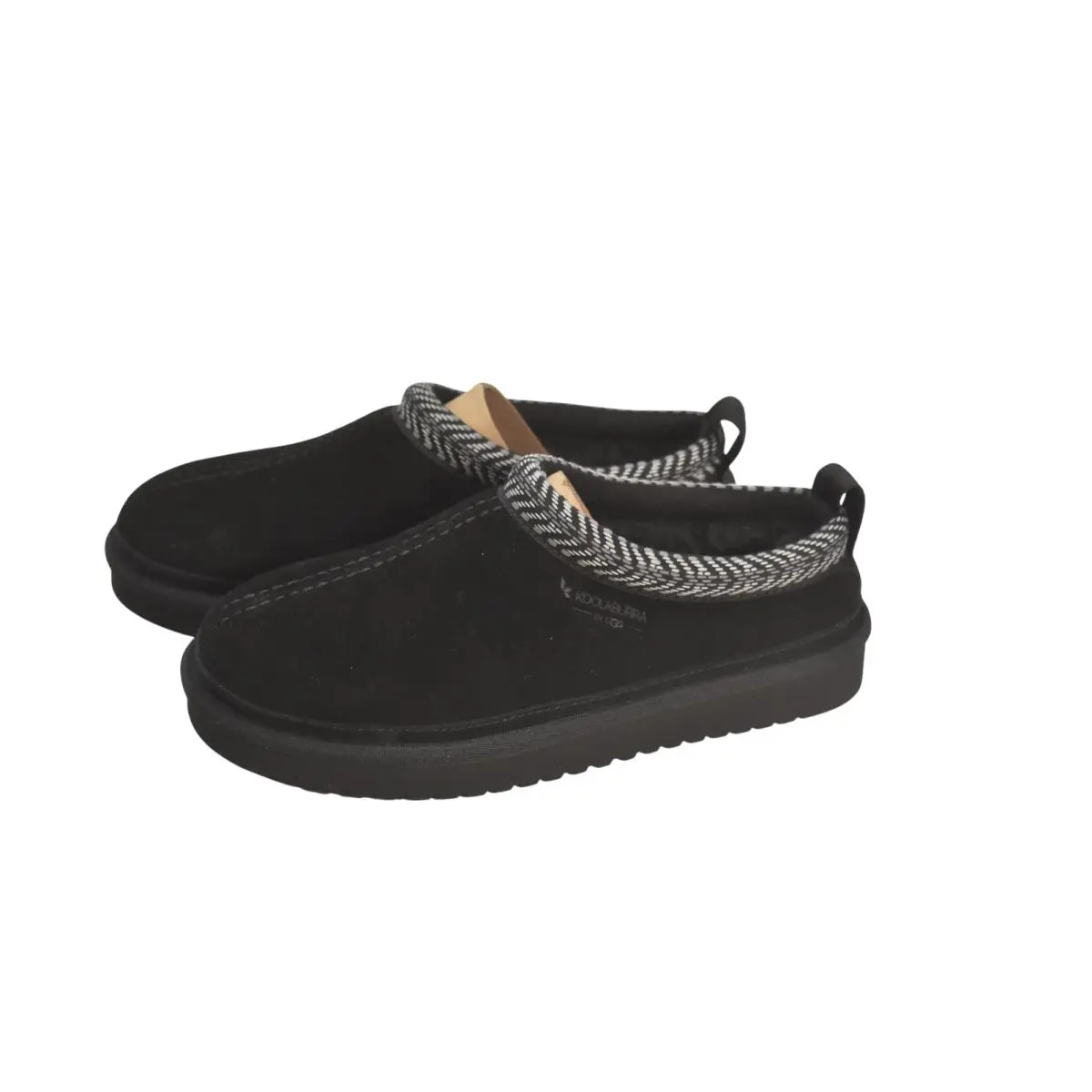 Koolaburra By Ugg Burree Shoes Womens Size 6 Black Suede Slippers Cozy House
