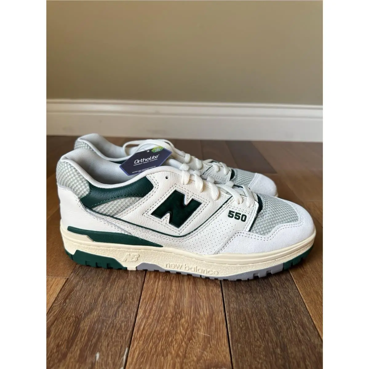 New Balance shoes - New Balance 550 - BB550CPE - Sea Salt/Marsh Green 11