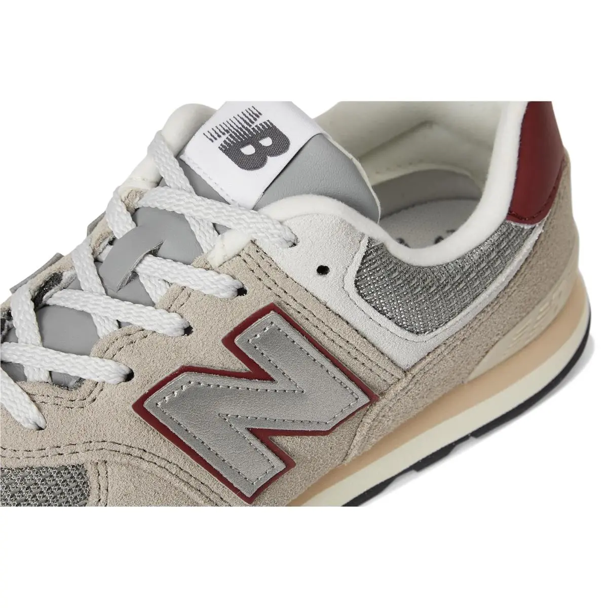New Balance shoes - Arid Stone/Monarch Burgundy 11