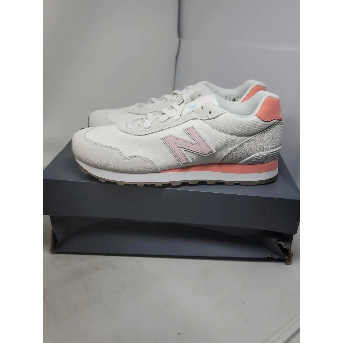 New Balance shoes - New Balance 515 - WL515NAA - white-light grey/pink 8