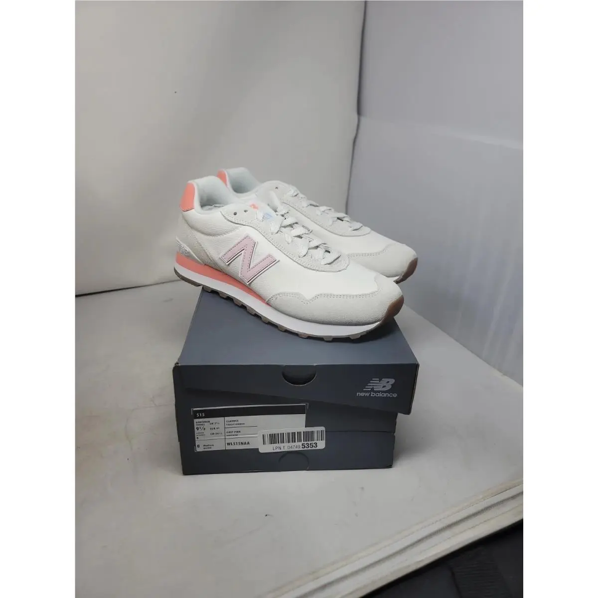 New Balance shoes - New Balance 515 - WL515NAA - white-light grey/pink 5