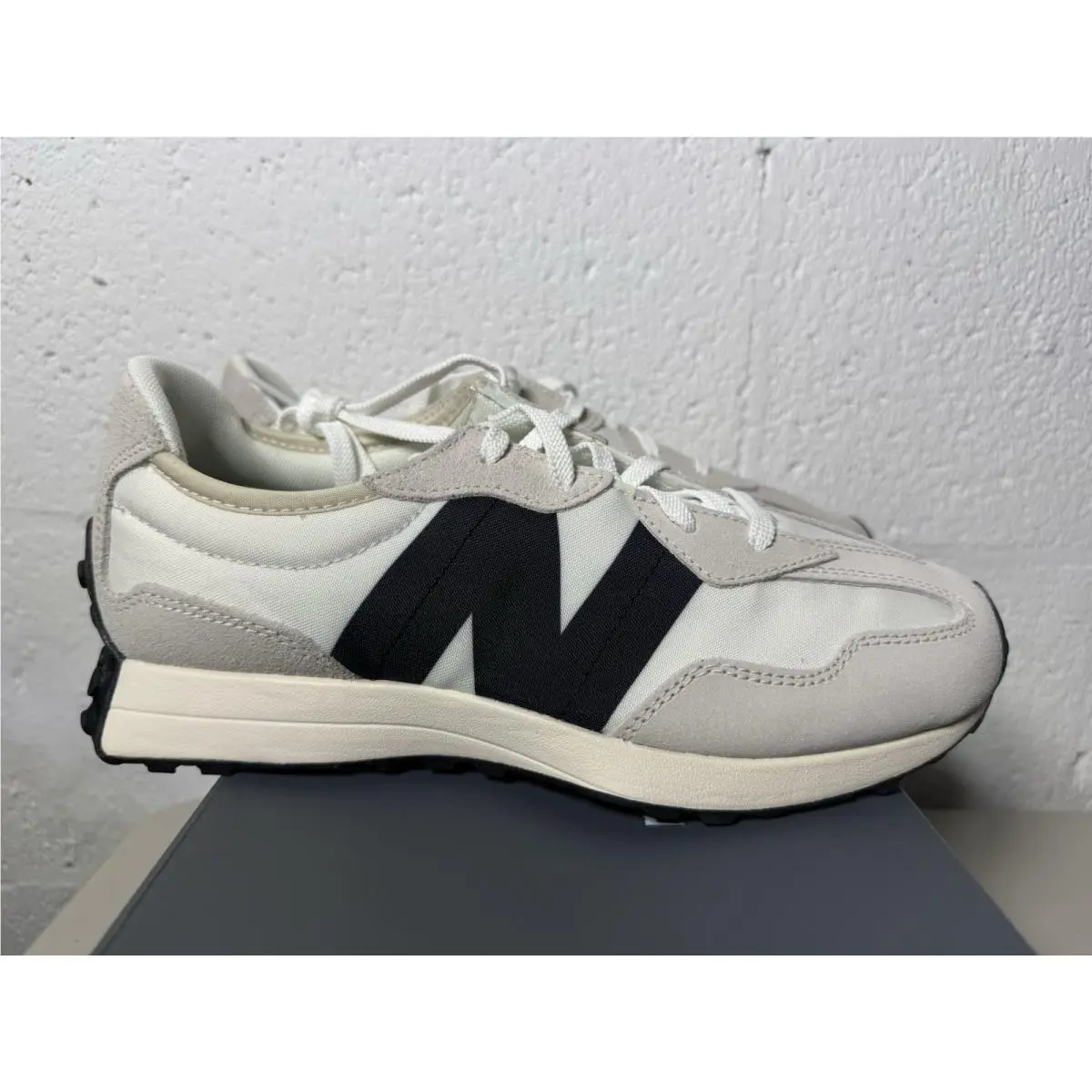 New Balance shoes - New Balance 327 - Black/Silver Birch/White 12