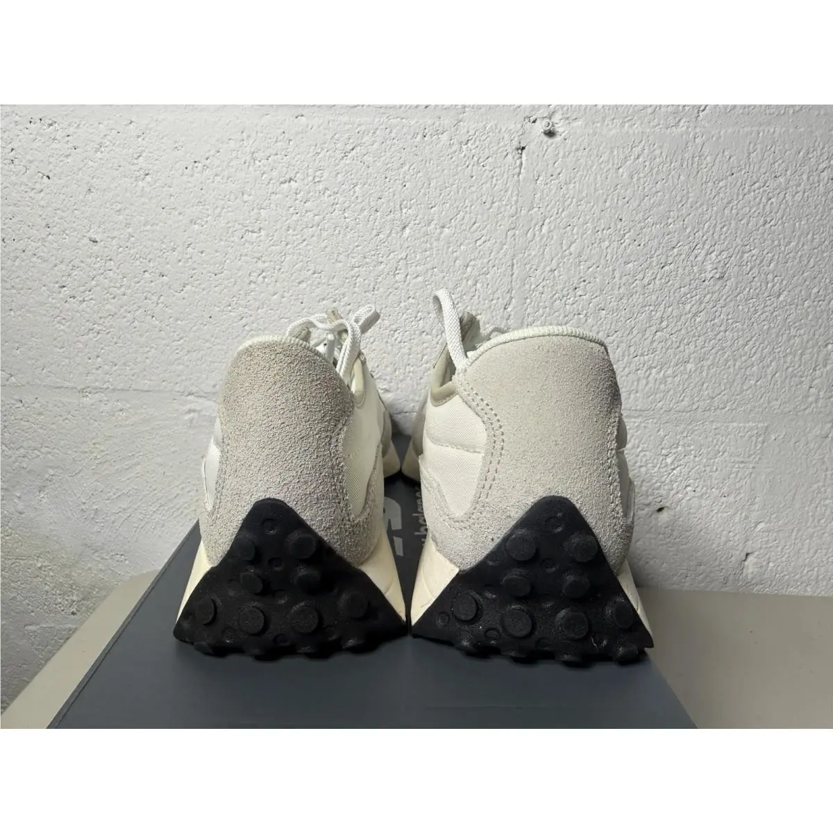 New Balance shoes - New Balance 327 - Black/Silver Birch/White 13