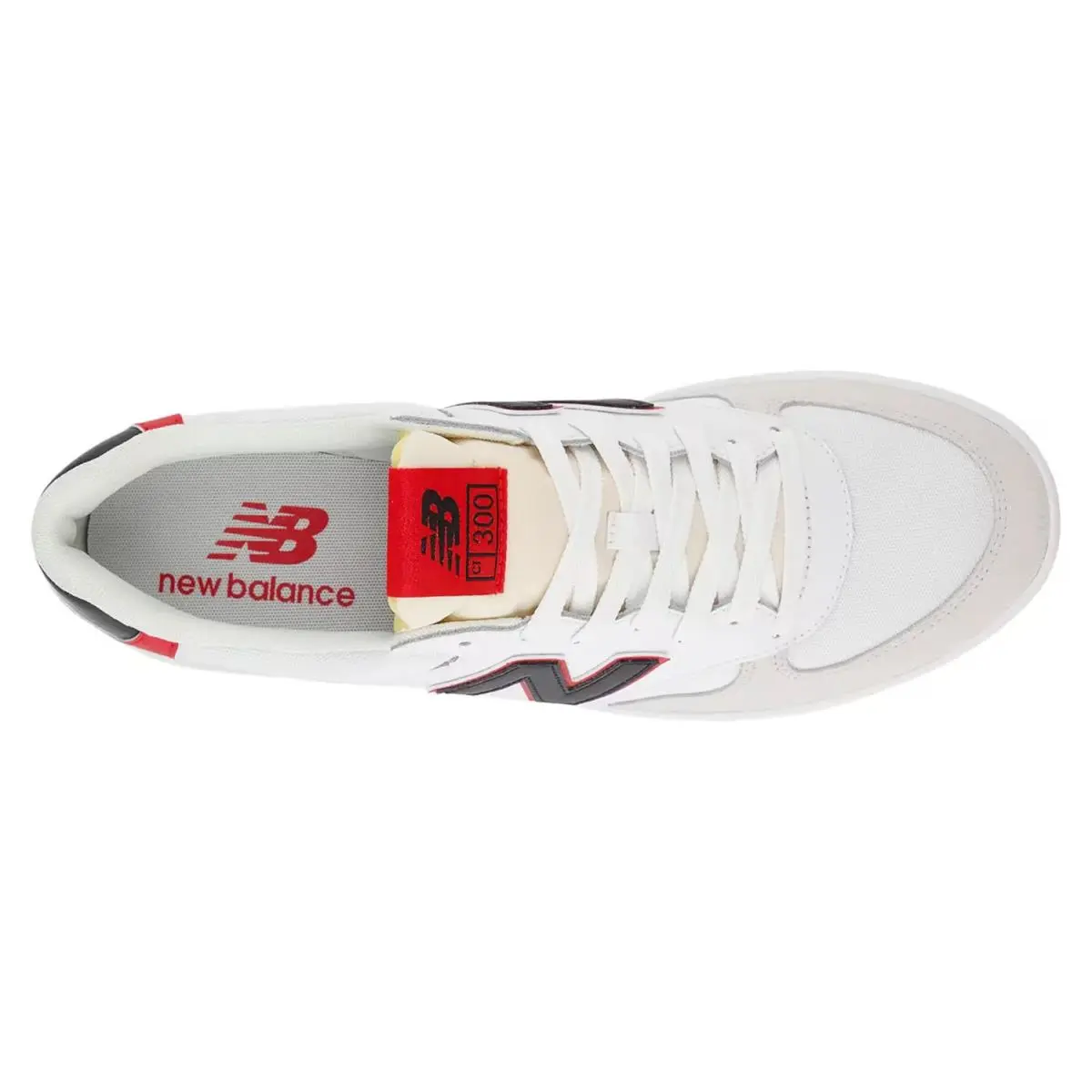New Balance shoes - White/Black/Red 4